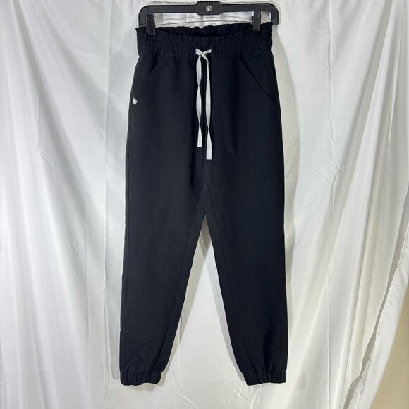 FIGS Tansen Jogger Scrub Pants Black XS | Women’s Modern Fit Medical Uniform - Picture 3 of 7